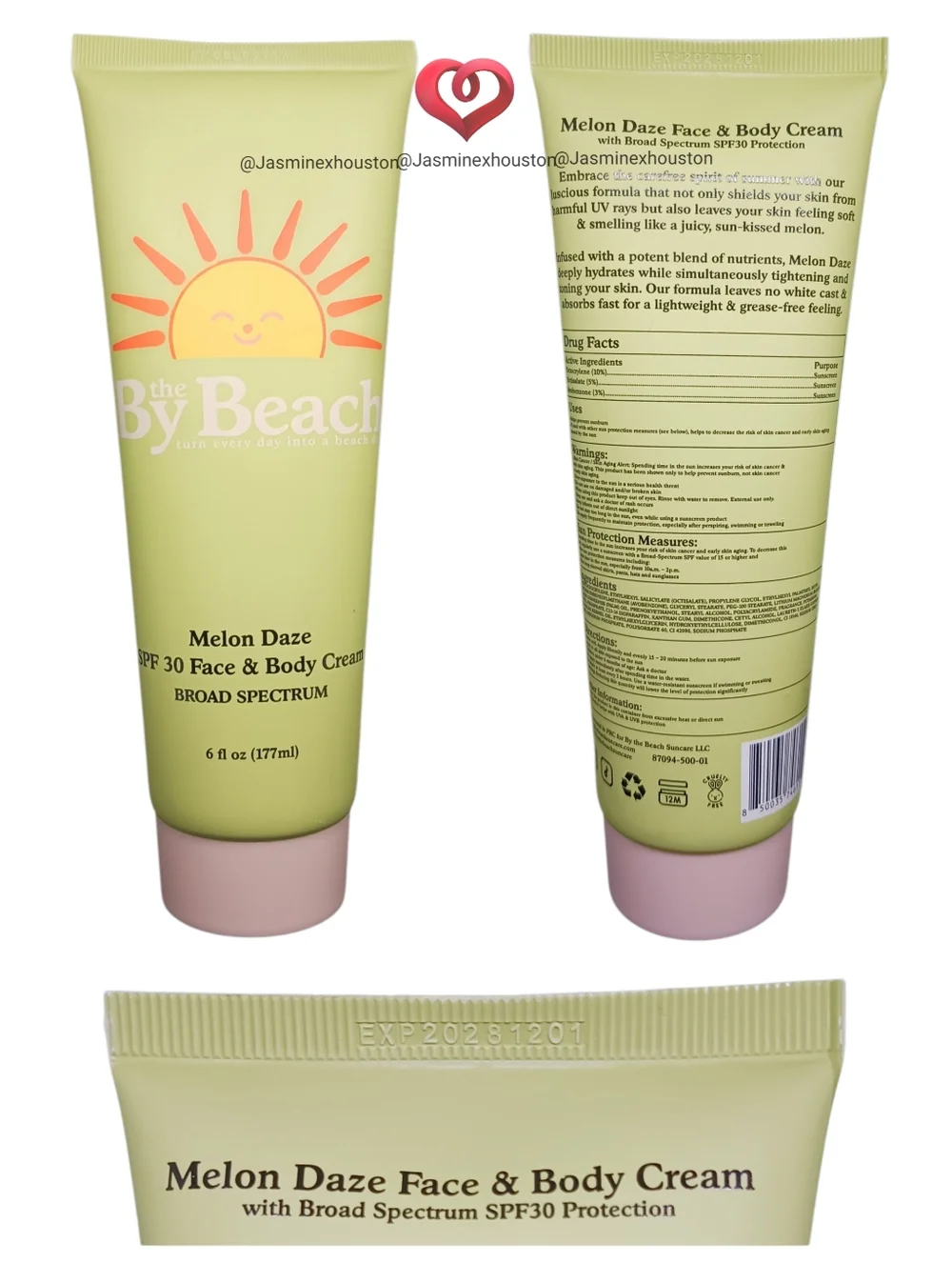 🎉2•$13/3•$18🎉 BY THE BEACH Melon Daze SPF 30 Face & Body Cream